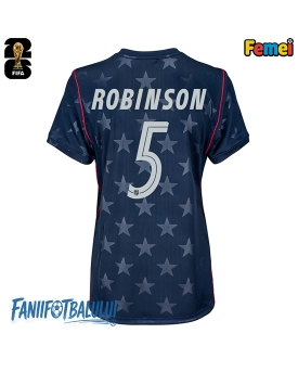 Statele Unite Antonee Robinson #5 Echipament de Fotbal Replică Mondial 2026 Femei Deplasare